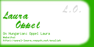 laura oppel business card